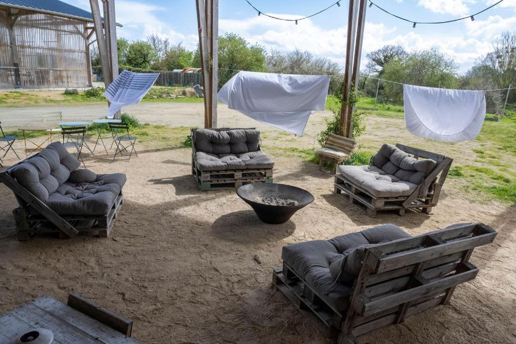 La Ferme Du Golf, Gite Atypique Et Artistique Lancieux Exterior photo